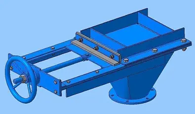 Затвор шиберный 3Ш-350х350-МР